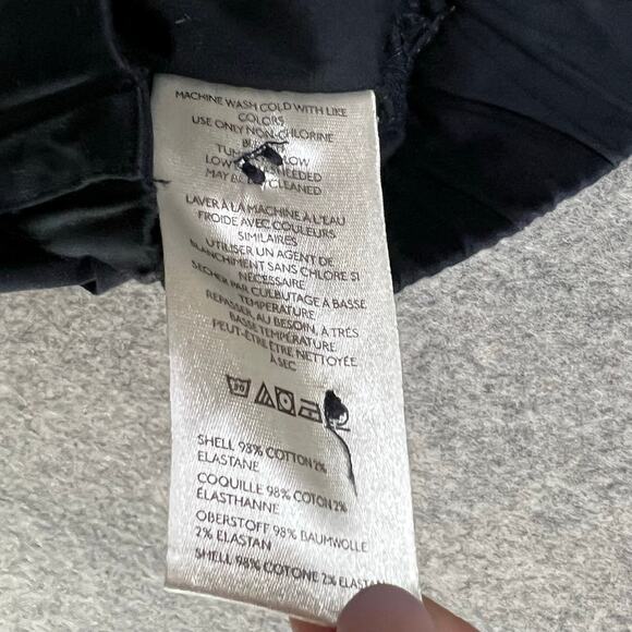 Anthropologie Maeve Curve Poplin Barrel Pants Womens XS Black High Rise Modern - Picture 13 of 15